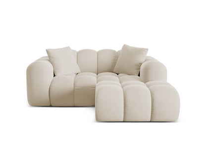 Treno Corner Sofa, 2 Seats, 180x164 cm — Dark Beige / Right
