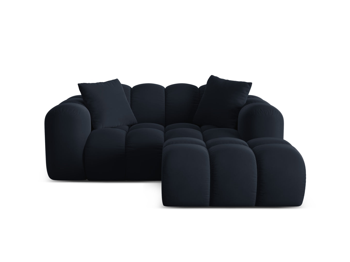 Treno Corner Sofa, 2 Seats, 180x164 cm — Dark Blue / Right