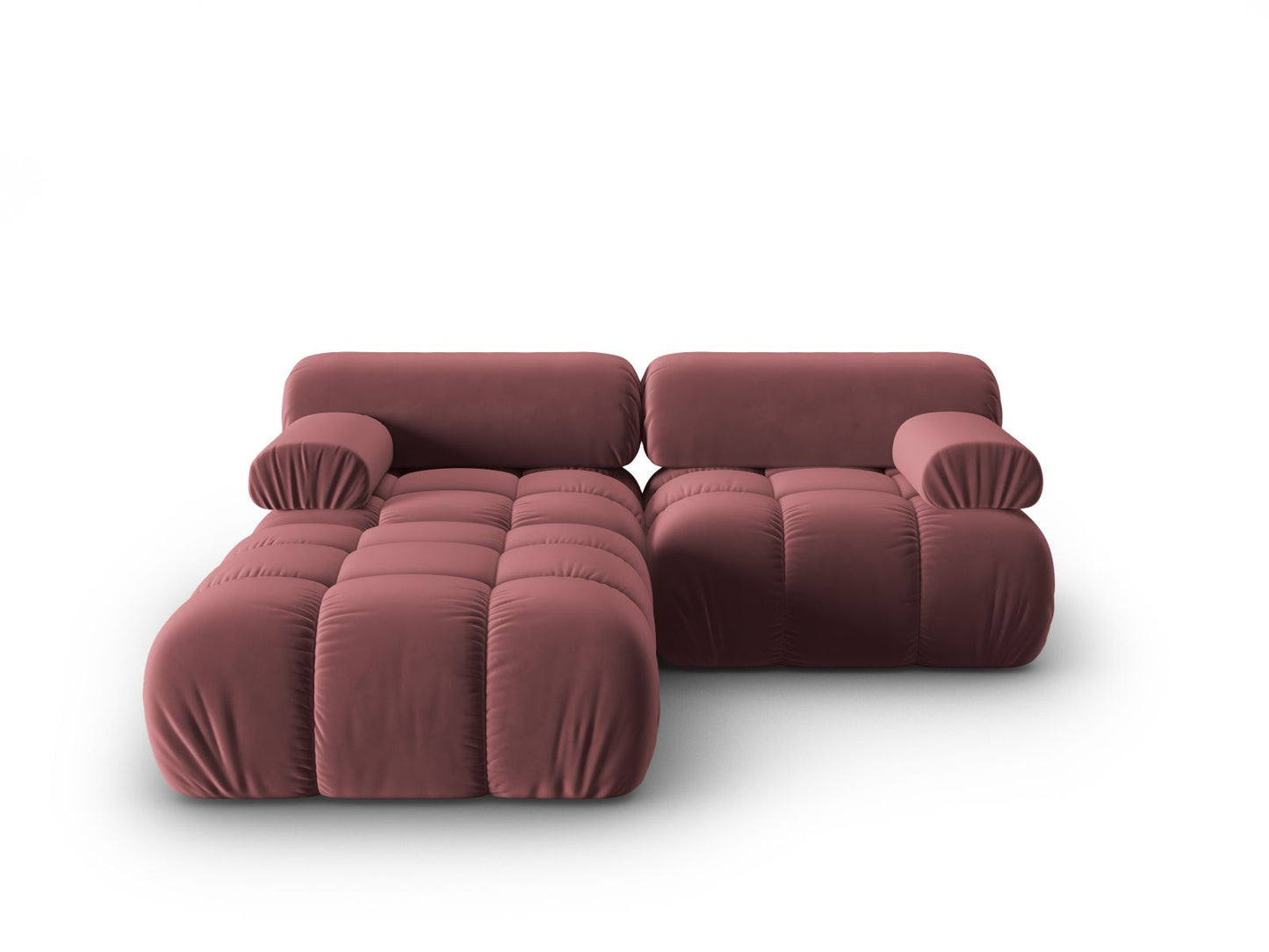 Cortina Modular Sofa, 3 Seats, 188x188 cm — Pink