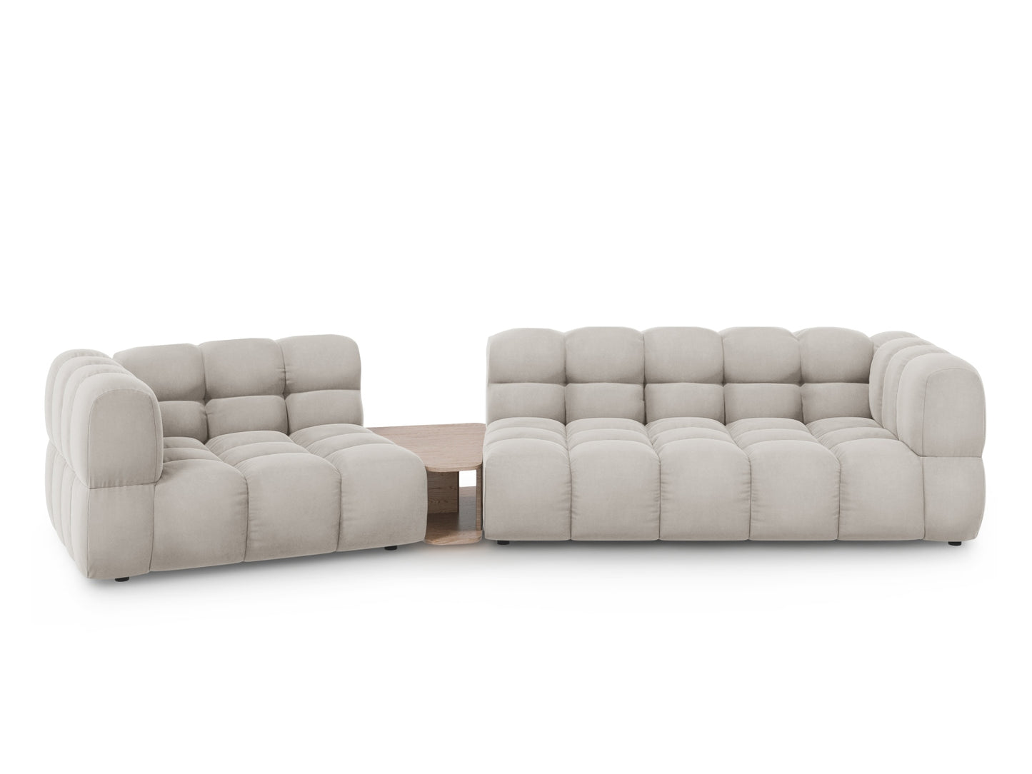 Sky Modular Sofa, 3 Seats, 353x148 cm — Light Beige / Left