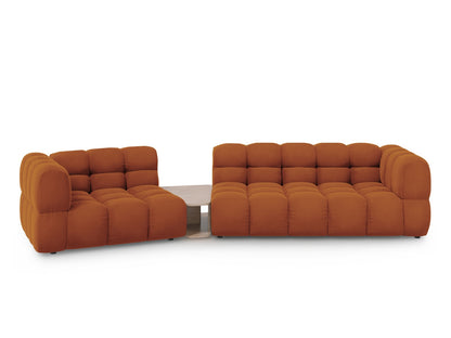 Sky Modular Sofa, 3 Seats, 353x148 cm — Terracotta / Left