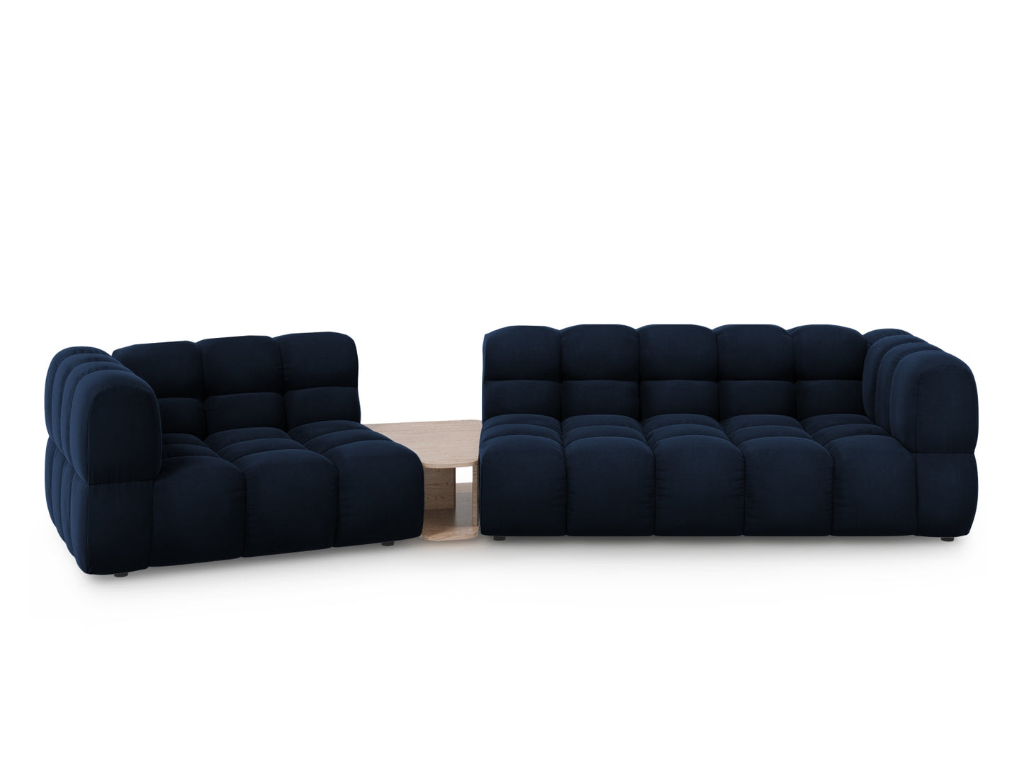 Sky Modular Sofa, 3 Seats, 353x148 cm — Royal Blue / Left