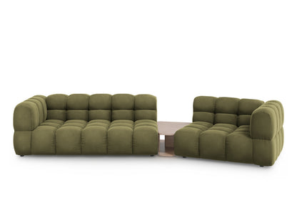 Sky Modular Sofa, 3 Seats, 353x148 cm — Light Green / Right
