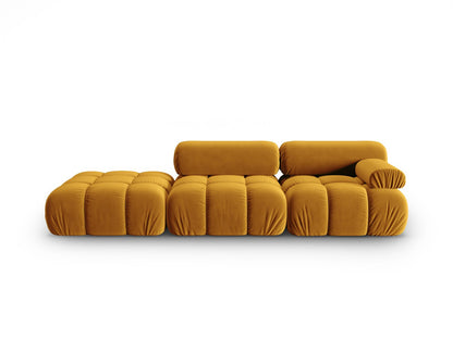 Cortina Modular Sofa, 4 Seats, 282x94 cm — Yellow / Left