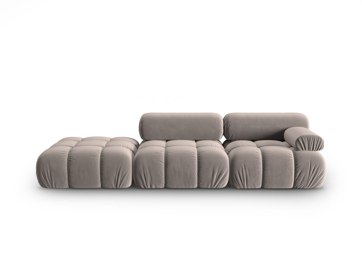 Cortina Modular Sofa, 4 Seats, 282x94 cm — Cappuccino / Left