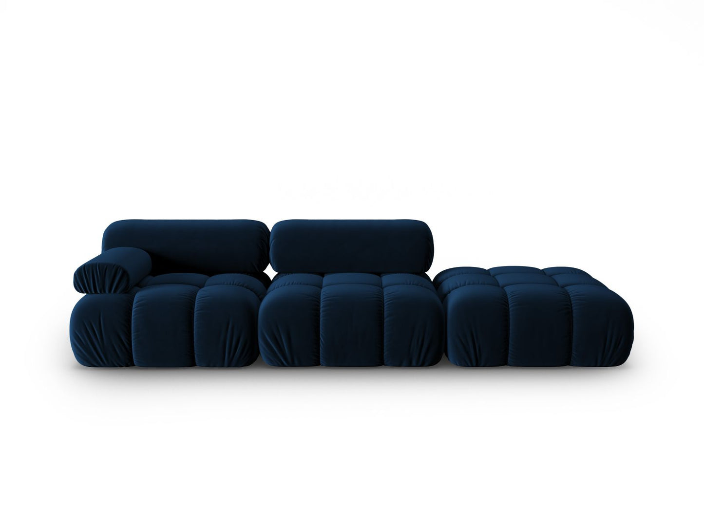Cortina Modular Sofa, 4 Seats, 282x94 cm — Royal Blue / Right