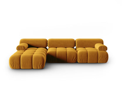 Cortina Modular Corner Sofa, 4 Seats, 282x155 cm — Yellow / Left