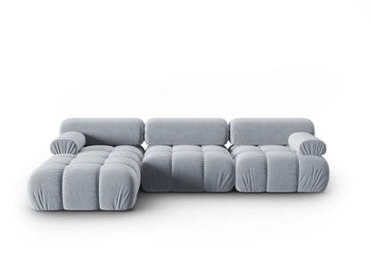 Cortina Modular Corner Sofa, 4 Seats, 282x155 cm — Light Blue / Left