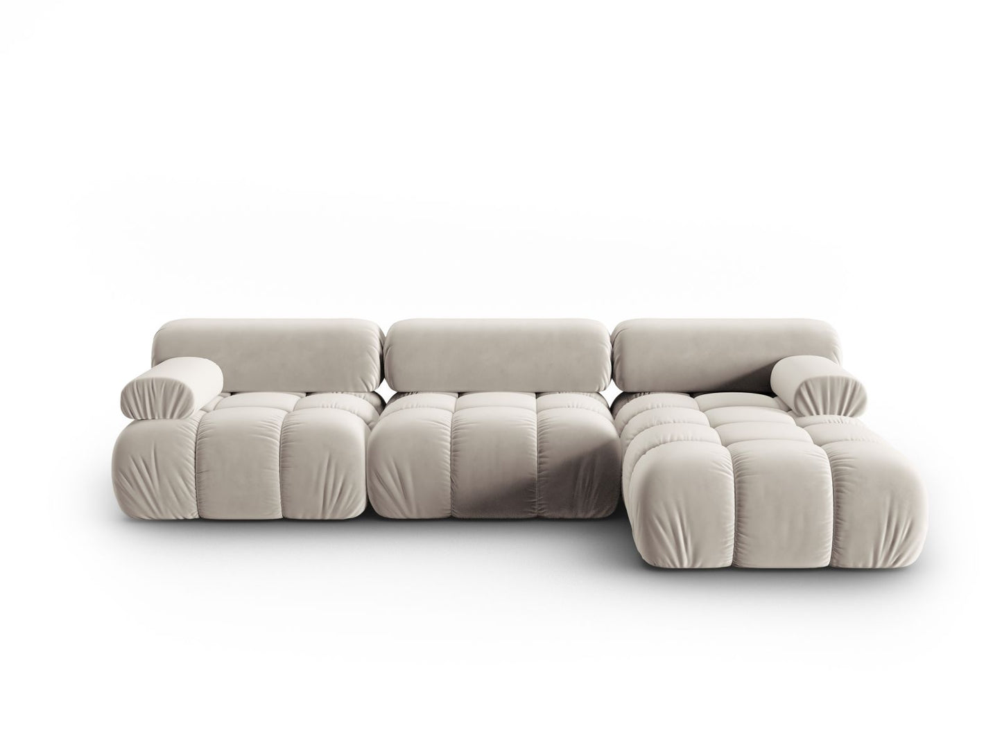 Cortina Modular Corner Sofa, 4 Seats, 282x155 cm — Dark Beige / Right