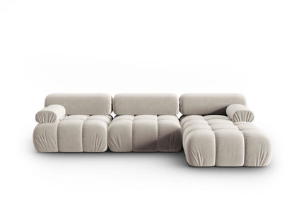 Cortina Modular Corner Sofa, 4 Seats, 282x155 cm — Dark Beige / Right