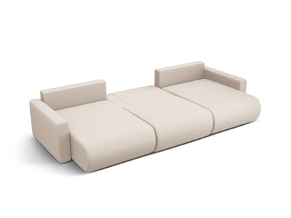 Belfast Panoramic Sofa with Box and Sleeping Function, 4 Seats, 340x149 cm