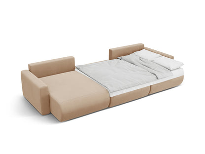 Belfast Panoramic Sofa with Box and Sleeping Function, 4 Seats, 340x149 cm
