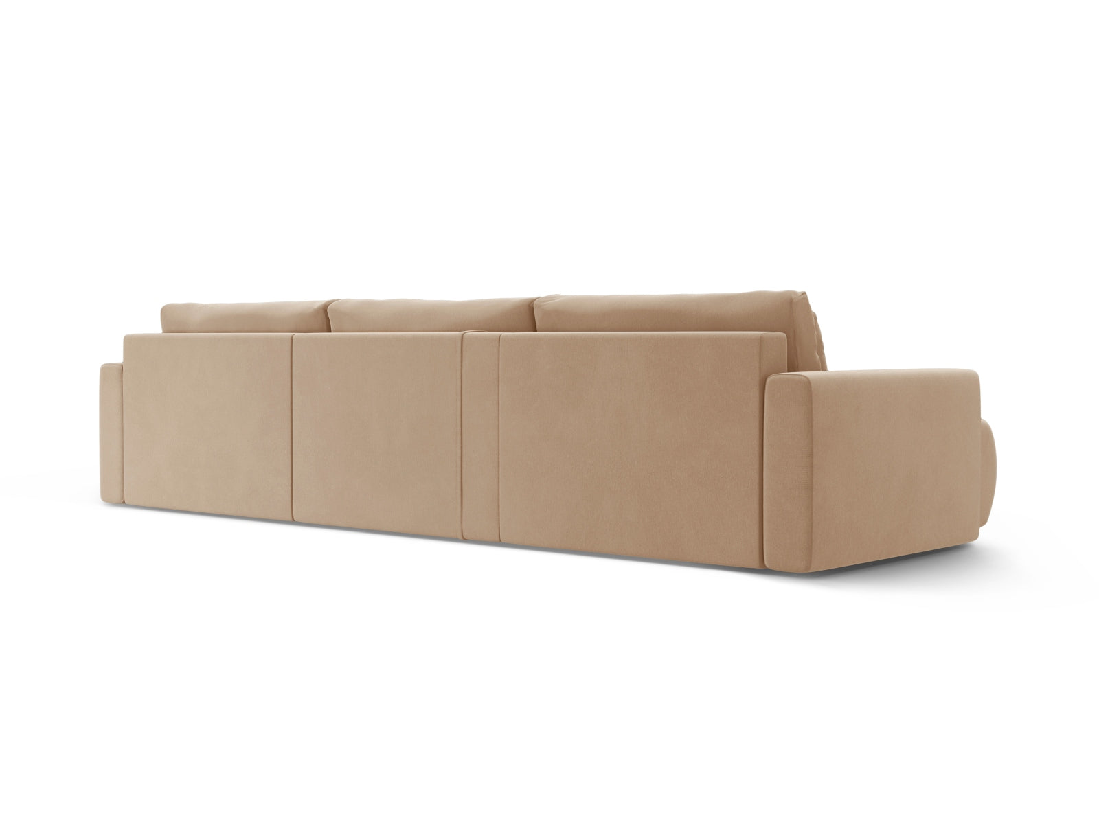 Belfast Panoramic Sofa with Box and Sleeping Function, 4 Seats, 340x149 cm
