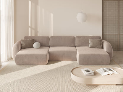 Tonale Panoramic Sofa with Box and Sleeping Function, 5 Seats, 362x149 cm