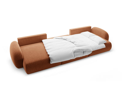 Tonale Panoramic Sofa with Box and Sleeping Function, 5 Seats, 362x149 cm