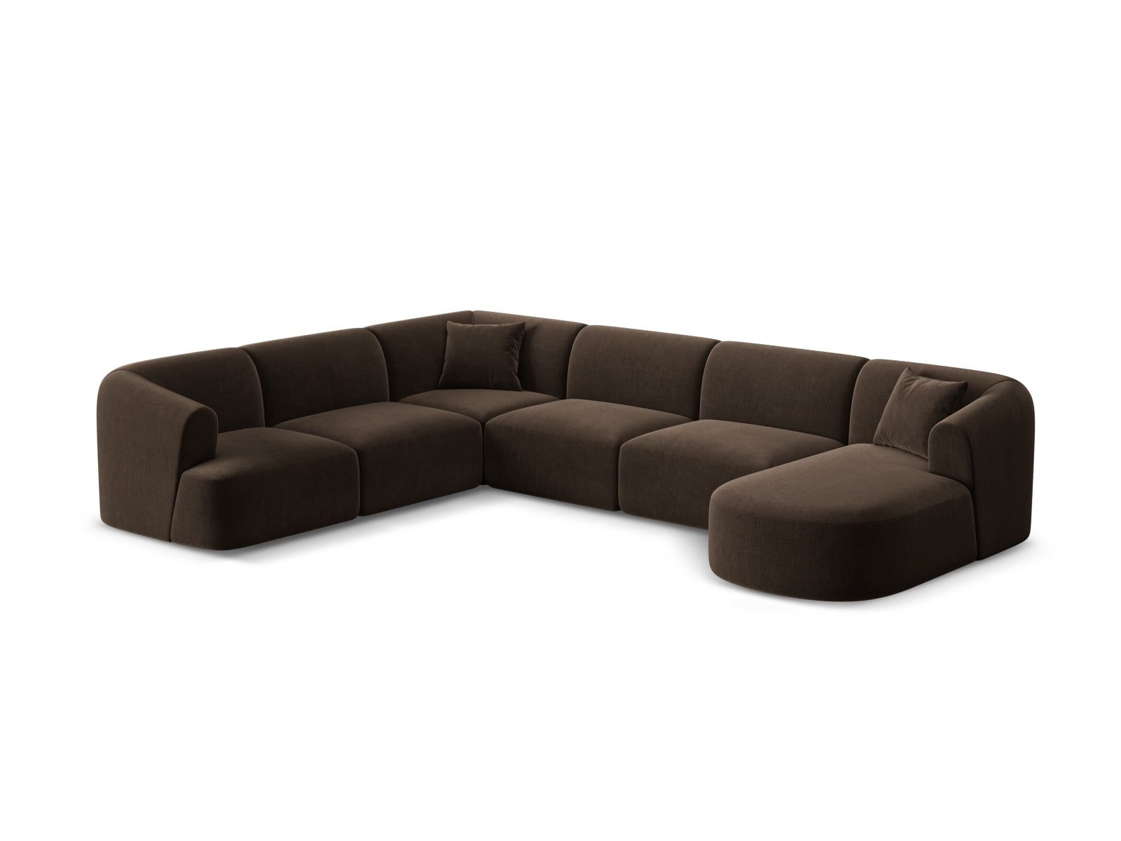 Campi Modular Panoramic Corner Sofa, 7 Seats, 330x255 cm