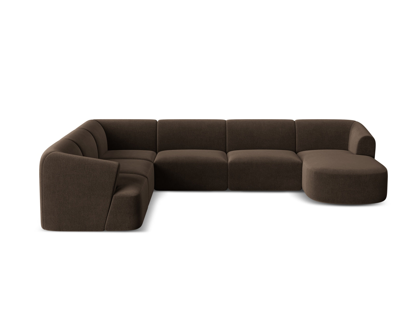 Campi Modular Panoramic Corner Sofa, 7 Seats, 330x255 cm