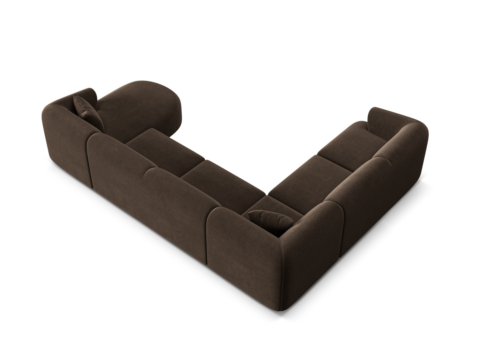 Campi Modular Panoramic Corner Sofa, 7 Seats, 330x255 cm