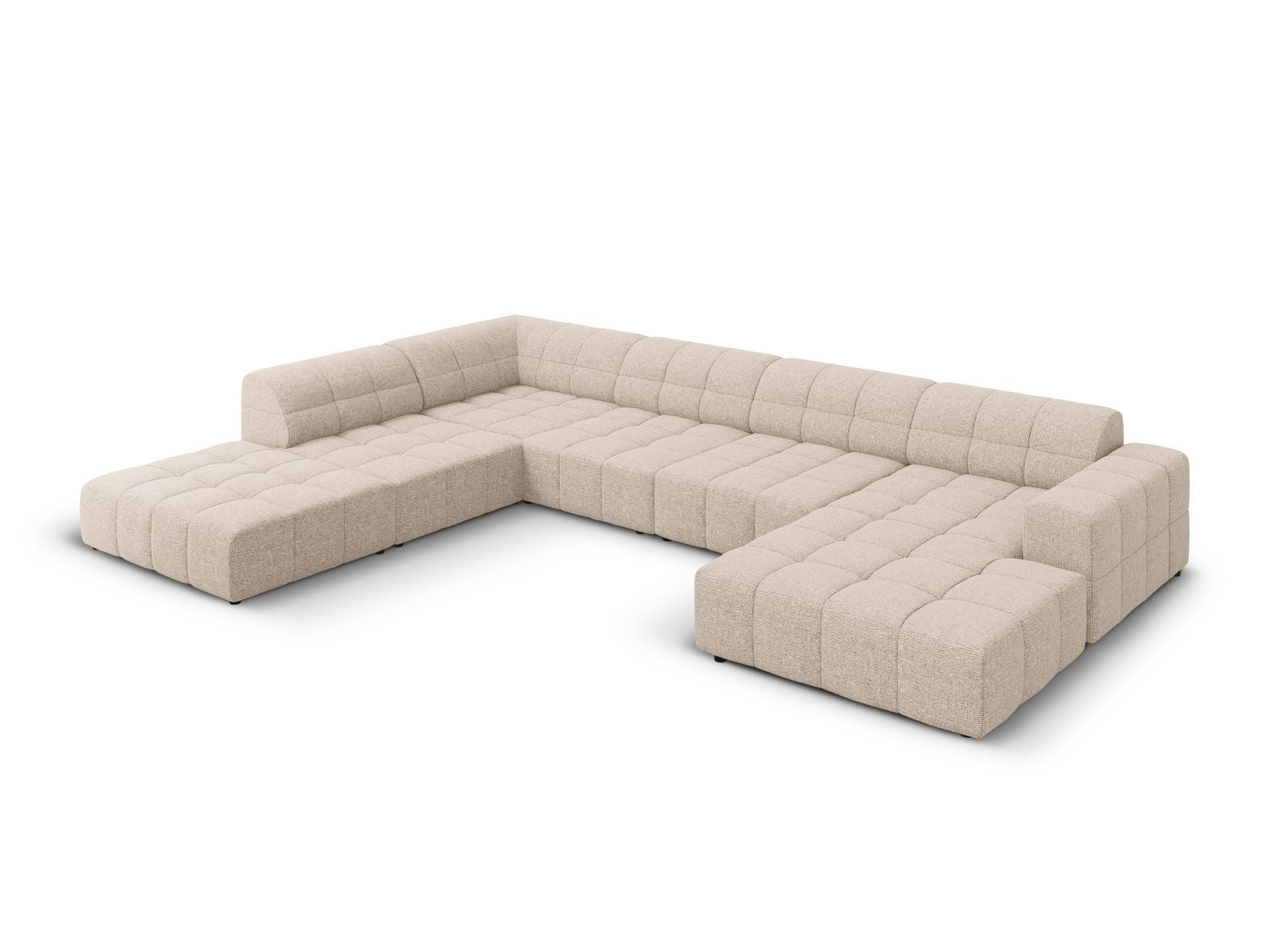 Chicago Panoramic Corner Sofa, 7 Seats, 375x263 cm