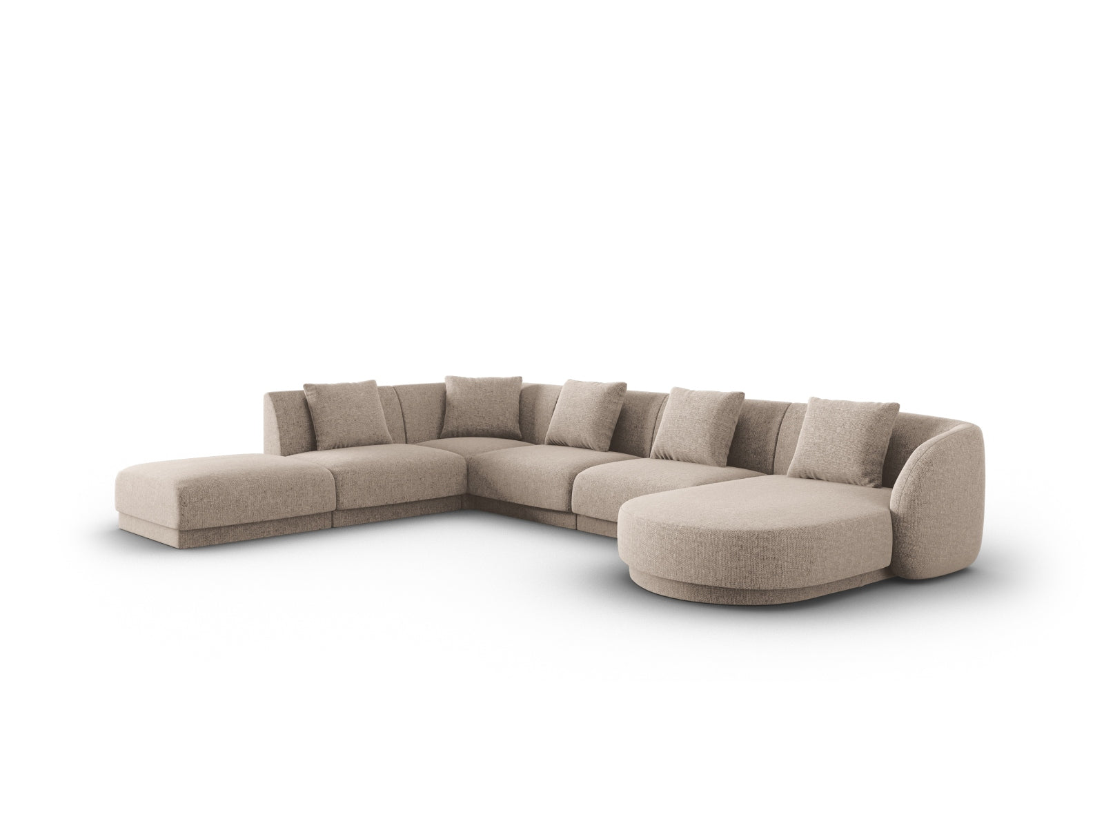 Tulum Panoramic Corner Sofa, 6 Seats, 330x255 cm