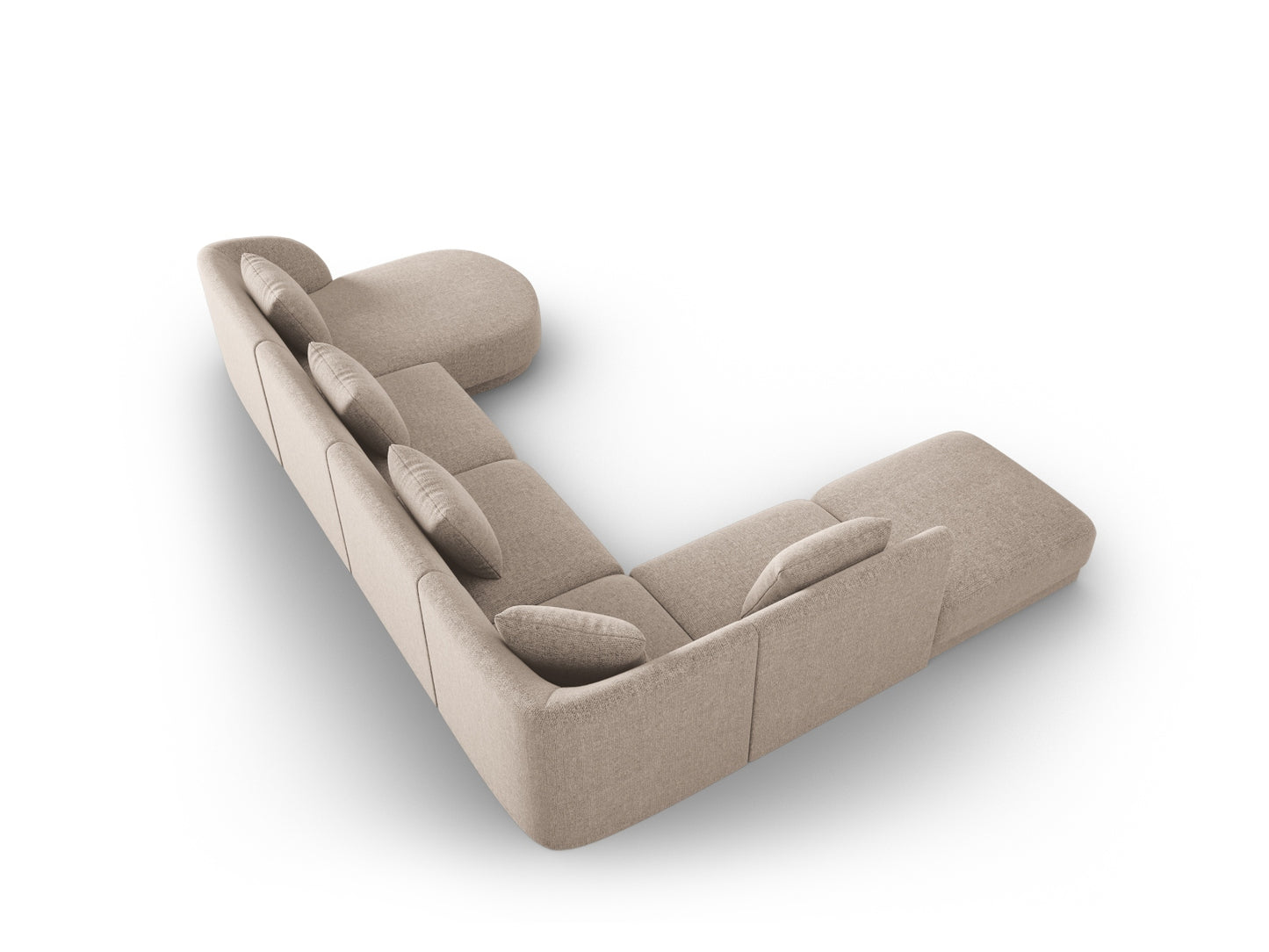 Tulum Panoramic Corner Sofa, 6 Seats, 330x255 cm