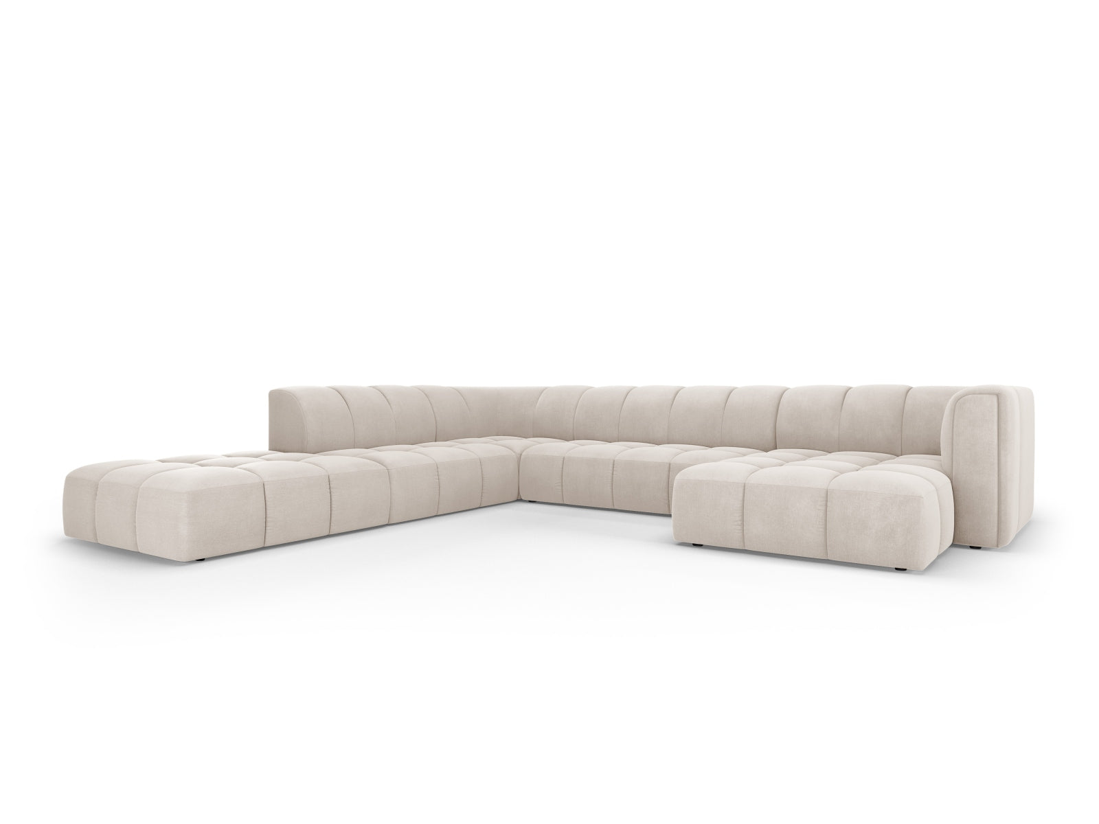 Moritz Modular Panoramic Corner Sofa, 7 Seats, 329x276 cm