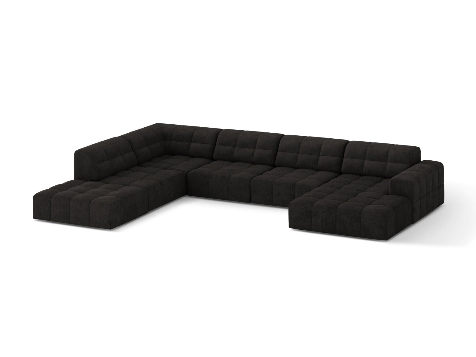 Chicago Panoramic Corner Sofa, 7 Seats, 375x263 cm