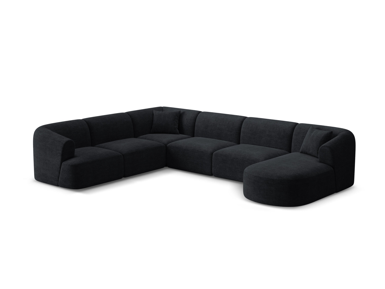Campi Modular Panoramic Corner Sofa, 7 Seats, 330x255 cm
