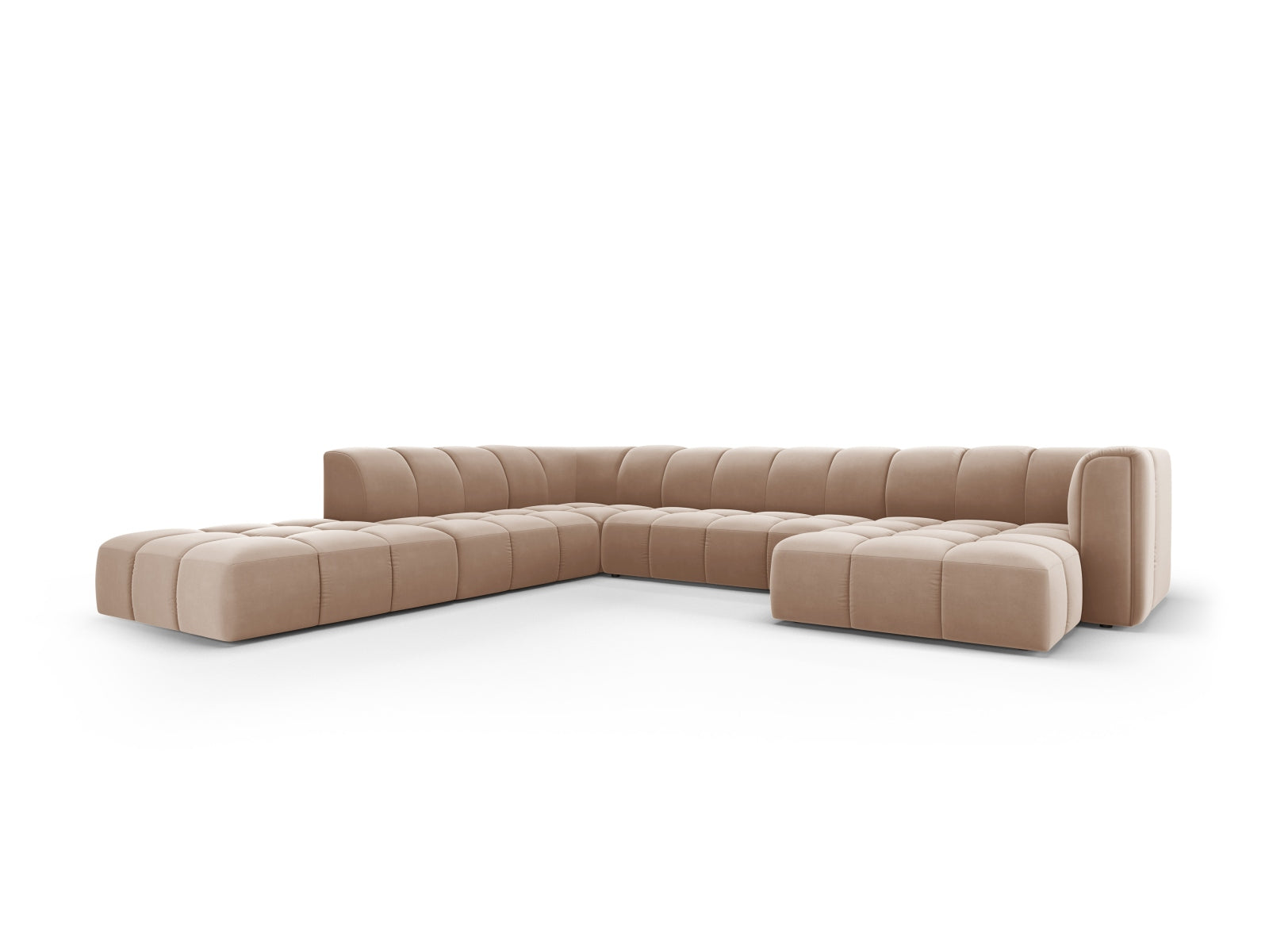 Moritz Modular Panoramic Corner Sofa, 7 Seats, 329x276 cm