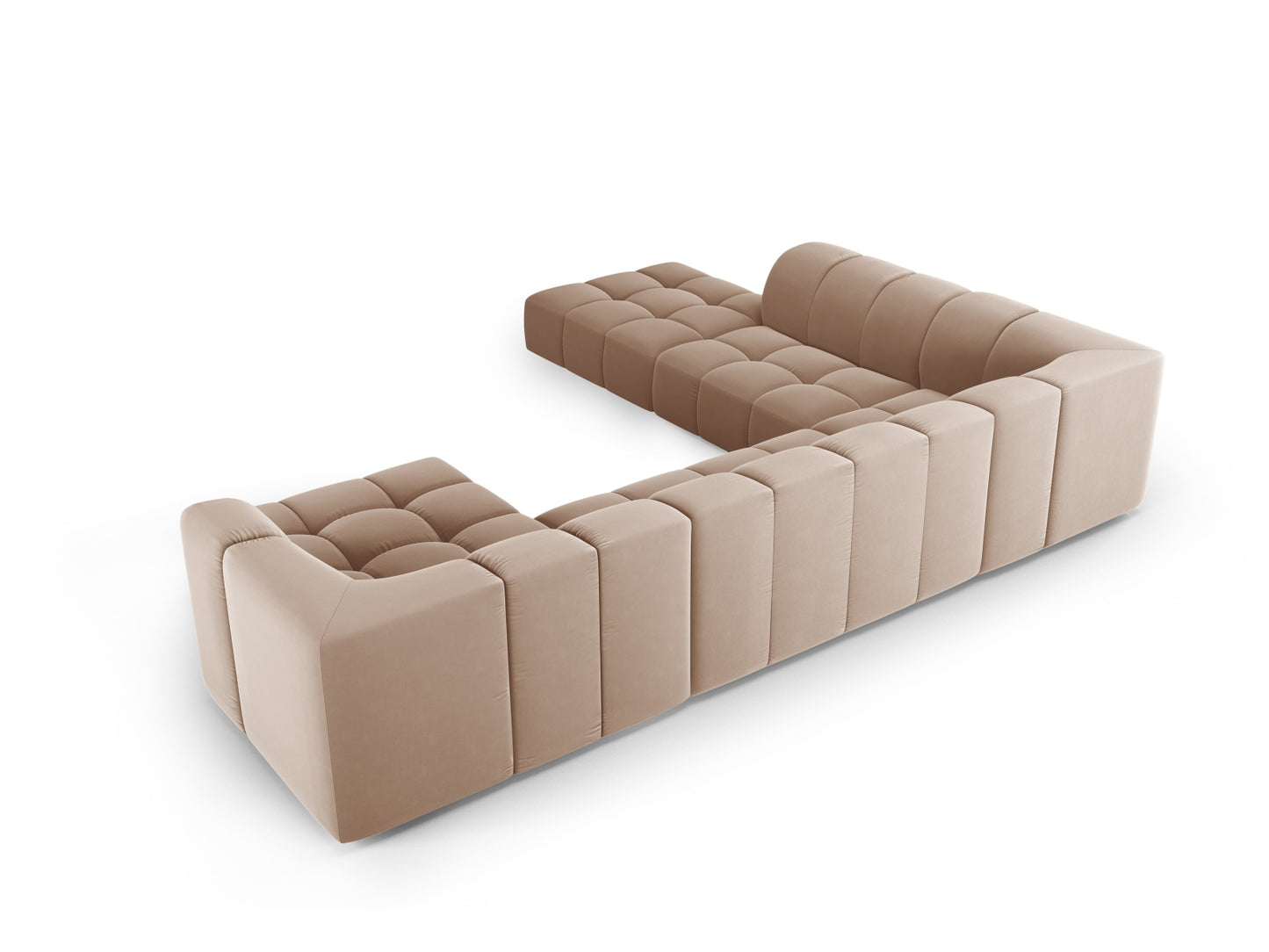 Moritz Modular Panoramic Corner Sofa, 7 Seats, 329x276 cm