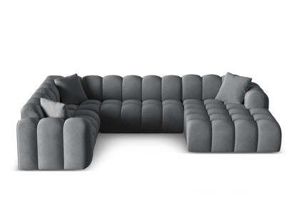 Treno Panoramic Corner Sofa, 4 Seats, 330x240 cm — Grey / Left