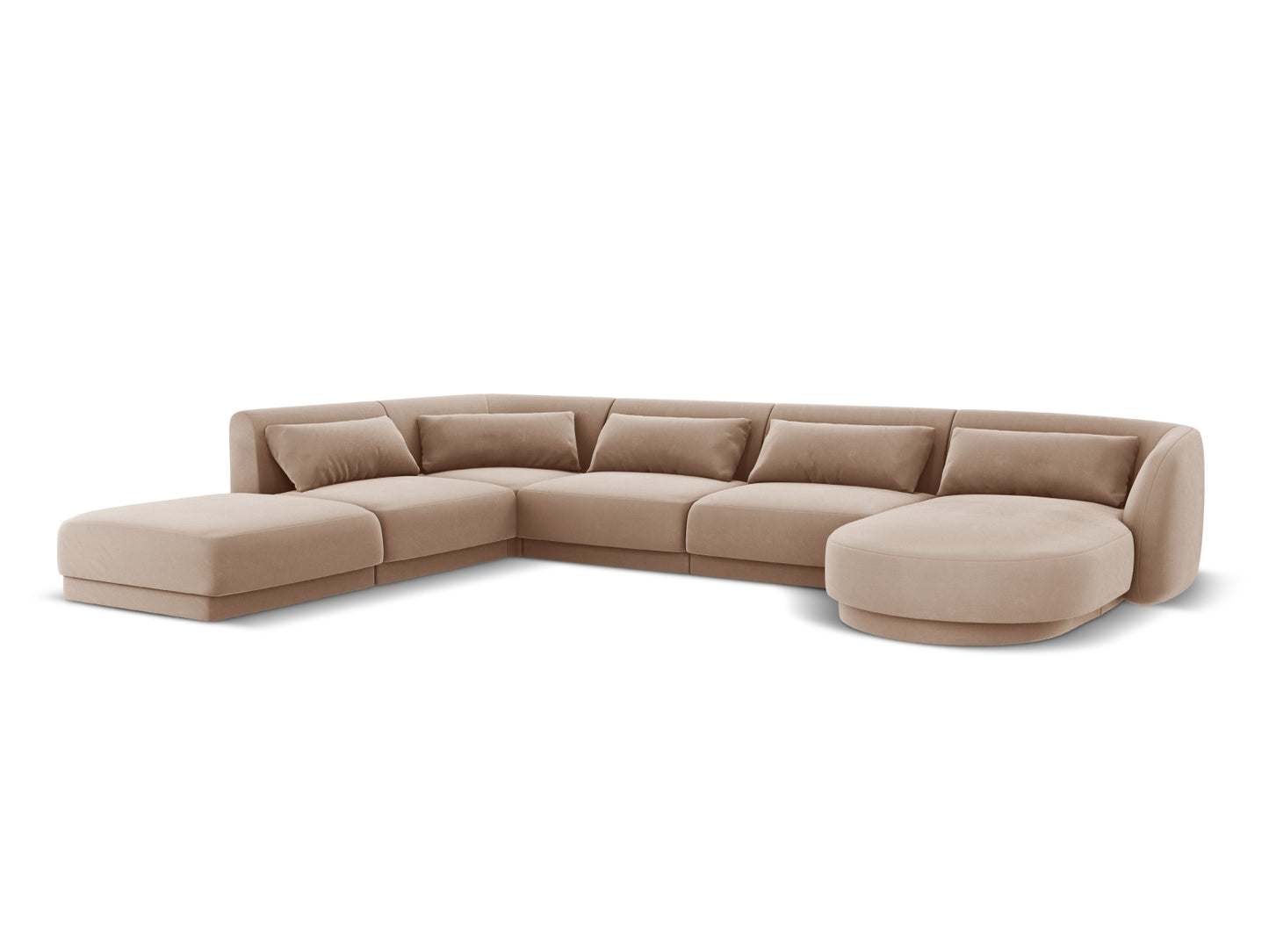 Tulum Panoramic Corner Sofa, 6 Seats, 330x255 cm