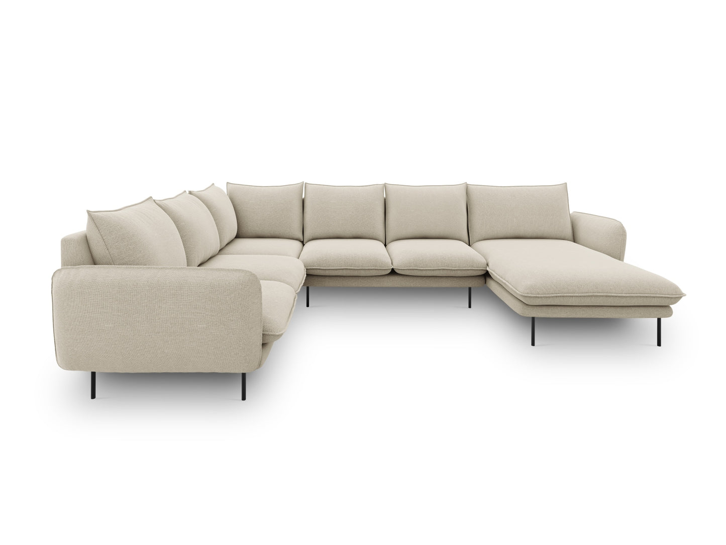 Vienna Panoramic Corner Sofa, 7 Seats, 330x235 cm