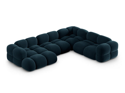 Loretto Panoramic Corner Sofa, 5 Seats, 345x250 cm — Deep Petrol / Right