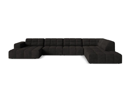 Chicago Panoramic Corner Sofa, 7 Seats, 375x263 cm — Anthracite / Right
