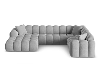 Treno Panoramic Corner Sofa, 4 Seats, 330x240 cm — Light Grey / Right
