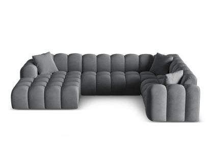 Treno Panoramic Corner Sofa, 4 Seats, 330x240 cm — Grey / Right