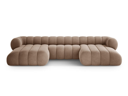 Koge Panoramic Sofa, 6 Seats, 348x165 cm — Dark Beige