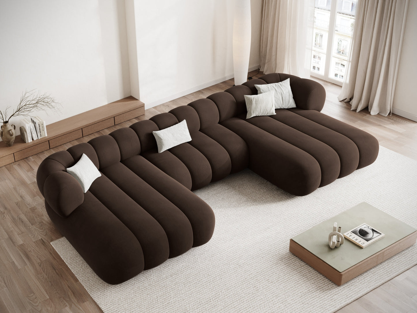 Koge Panoramic Sofa, 6 Seats, 348x165 cm