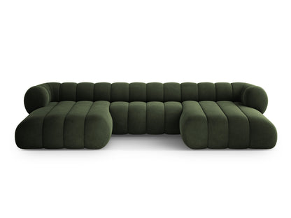 Koge Panoramic Sofa, 6 Seats, 348x165 cm — Green