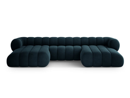 Koge Panoramic Sofa, 6 Seats, 348x165 cm — Deep Petrol