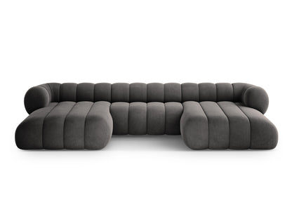 Koge Panoramic Sofa, 6 Seats, 348x165 cm — Grey