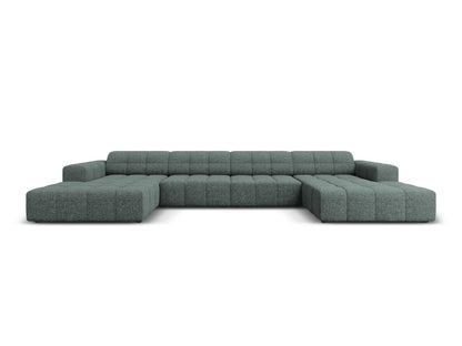 Chicago Panoramic Sofa, 6 Seats, 375x167 cm — Petrol