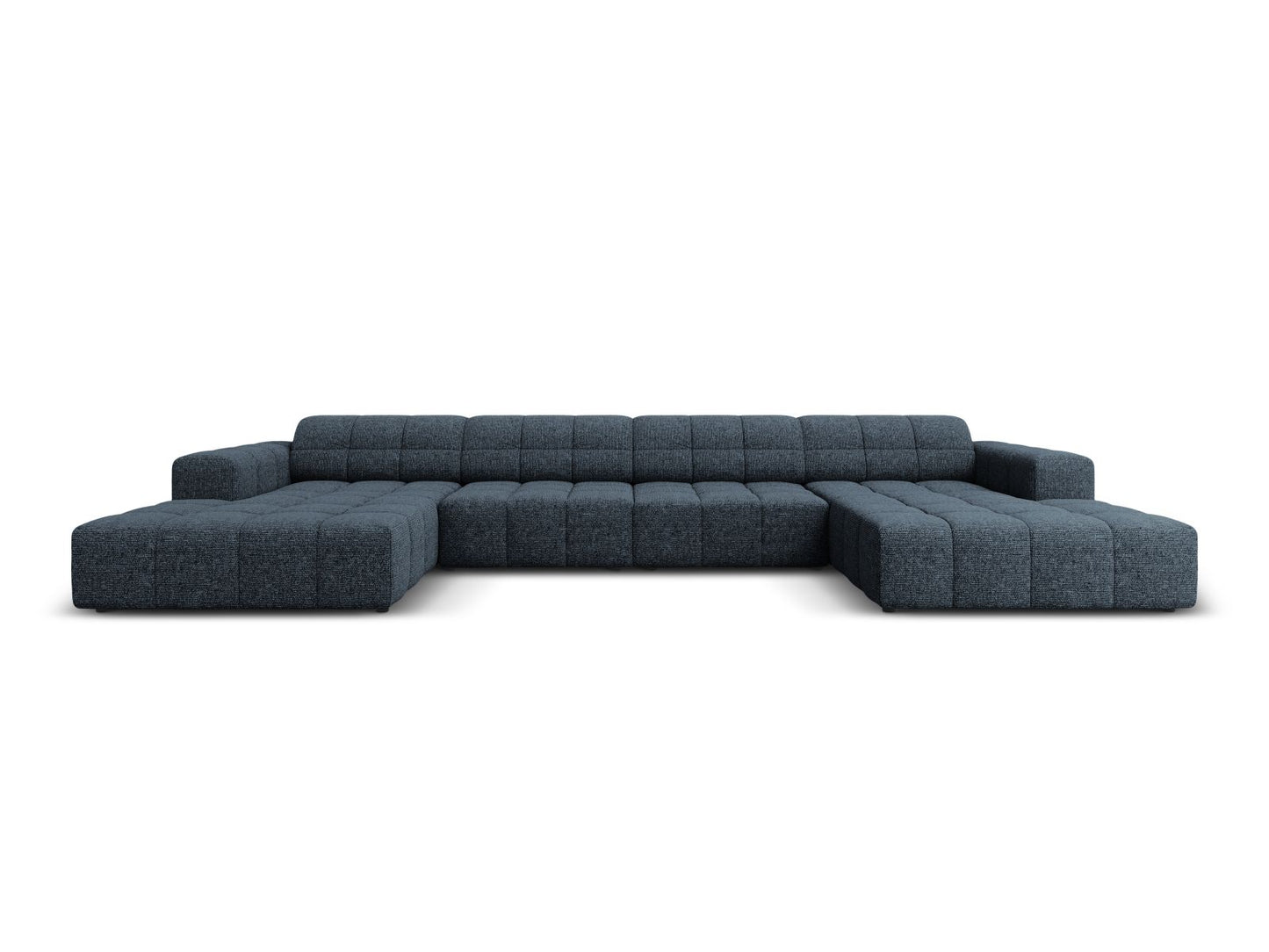 Chicago Panoramic Sofa, 6 Seats, 375x167 cm — Royal Blue