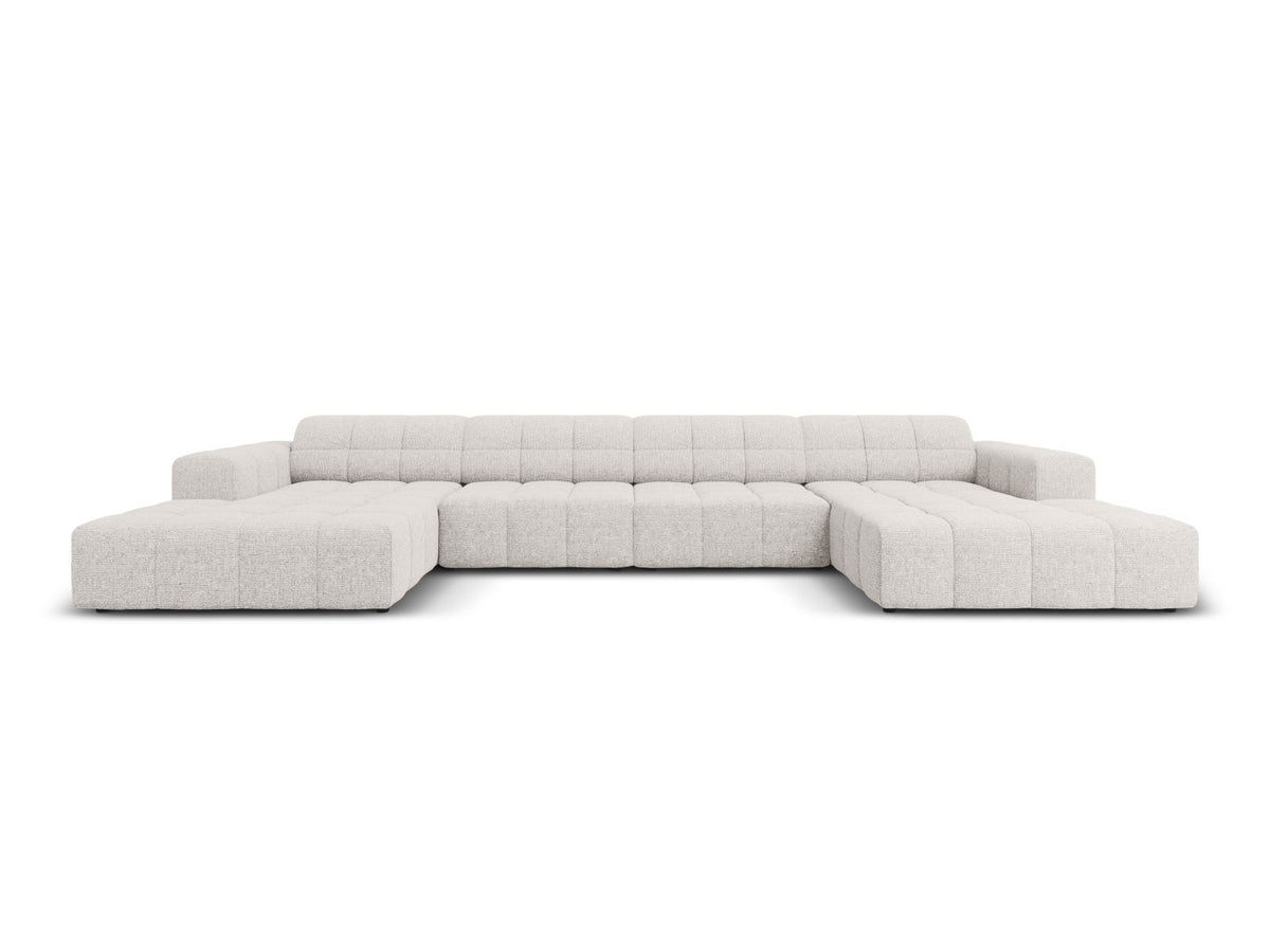 Chicago Panoramic Sofa, 6 Seats, 375x167 cm — Light Grey