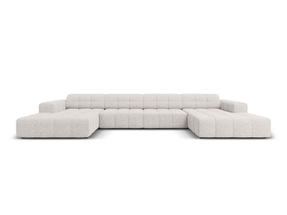 Chicago Panoramic Sofa, 6 Seats, 375x167 cm — Light Grey