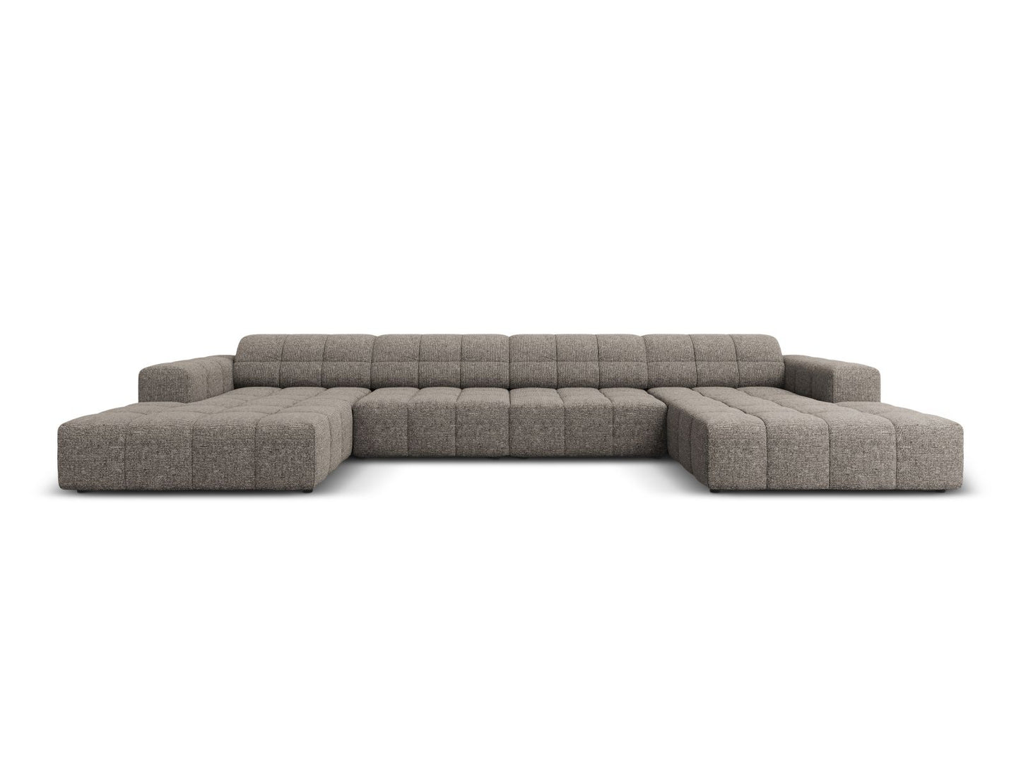 Chicago Panoramic Sofa, 6 Seats, 375x167 cm — Grey