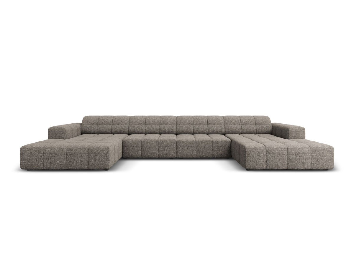 Chicago Panoramic Sofa, 6 Seats, 375x167 cm — Grey