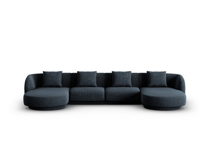 Tulum Panoramic Sofa, 5 Seats, 330x156 cm — Royal Blue