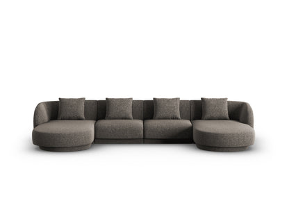 Tulum Panoramic Sofa, 5 Seats, 330x156 cm — Grey